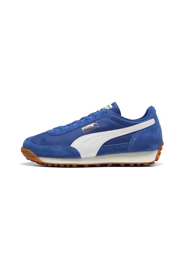 Puma Pantofi sport cu garnituri de piele intoarsa Easy Rider Vintage - Albdwqfsq - Alb/Albastru royal