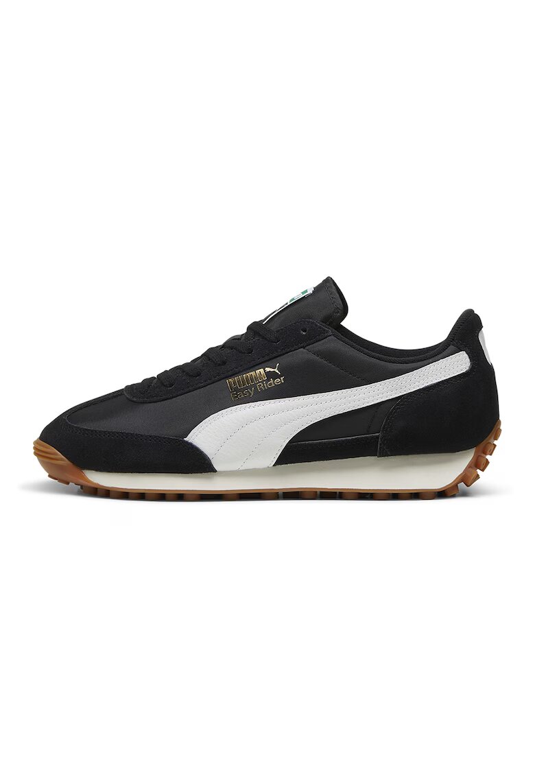 Puma Pantofi sport cu garnituri de piele intoarsa Easy Rider Vintage - Albdwqfsq - Negru/Alb murdar