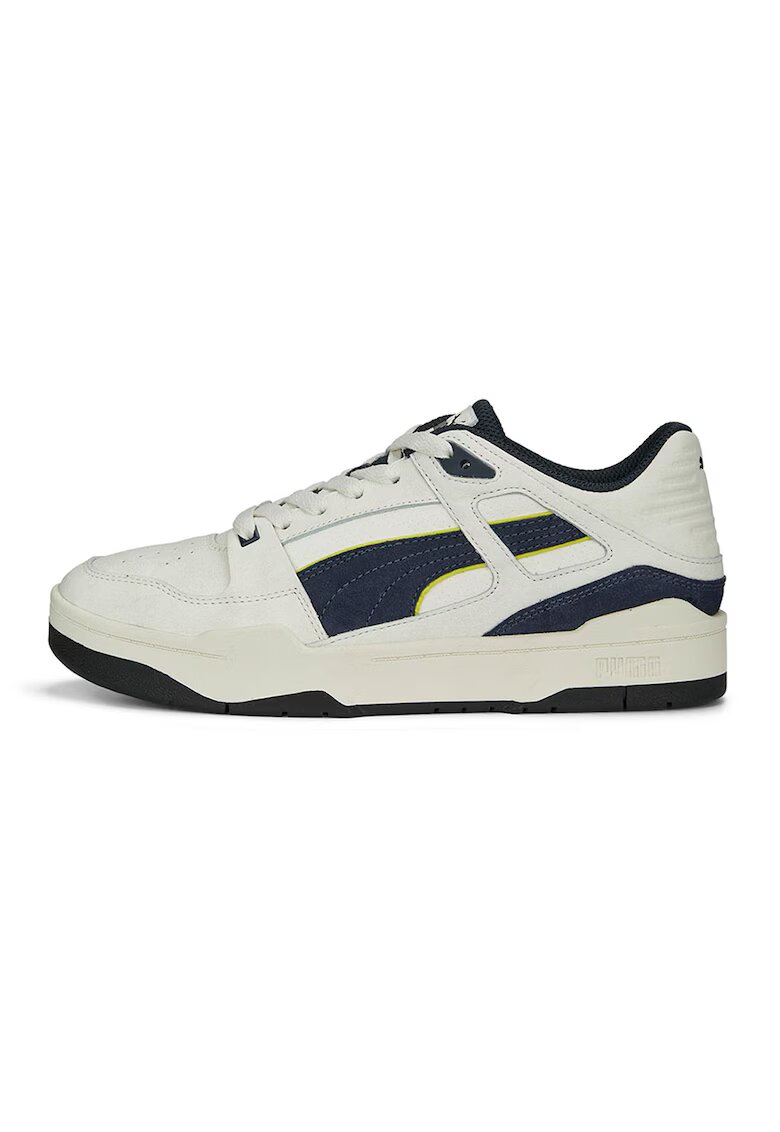 Puma Pantofi sport cu garnituri de piele intoarsa Slipstream Always On - Crem/Bleumarin