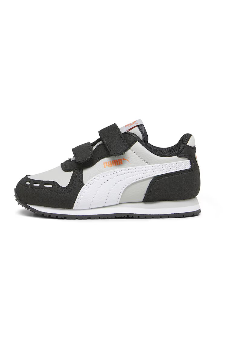 Puma Pantofi sport cu inchidere velcro Cabana Racer SL 20 - Portocaliu mandarina/Alb murdar/Gri antracit