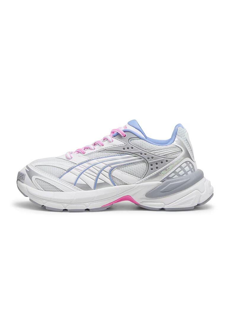 Puma Pantofi sport cu insertii de plasa Velophasis Sprint2K - Alb/Gri