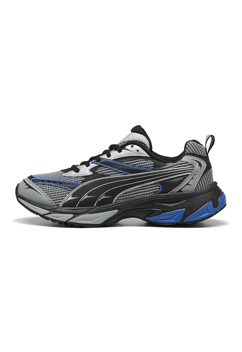 Puma Pantofi sport cu insertii textile Morphic Athletic - Negru - sqdqGri - Albastru royal - Negru/Gri/Albastru royal
