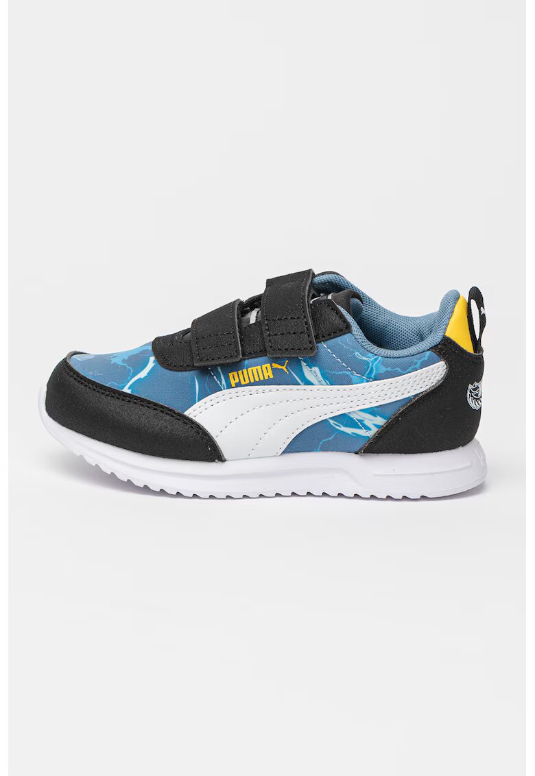 Puma Pantofi sport cu model si inchidere velcro R78 Lightwind - Galben sofran/Negru stins/Alb optic