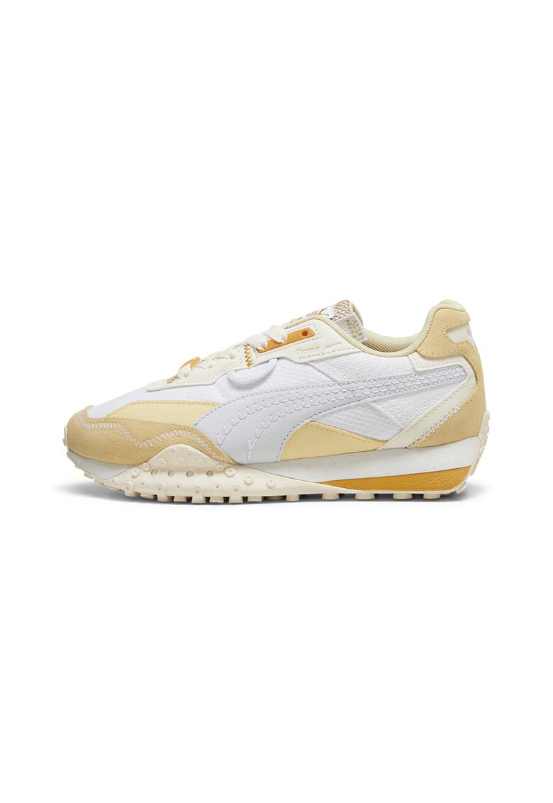 Puma Pantofi sport cu piele intoarsa Rider Expeditions - Portocaliu pal/Alb murdar