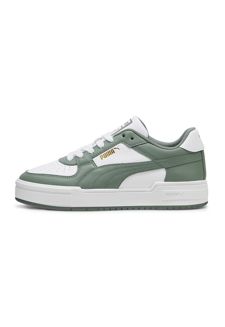Puma Pantofi sport de piele CA Pro Classic - Alb/Verde aquamarin