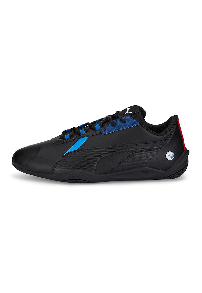 Puma Pantofi sport de piele ecologica BMW Motorsport - Negru/Albastru