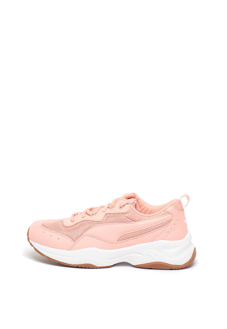 Puma Pantofi sport de piele ecologica - cu insertii de plasa Cilia SoftFoam+