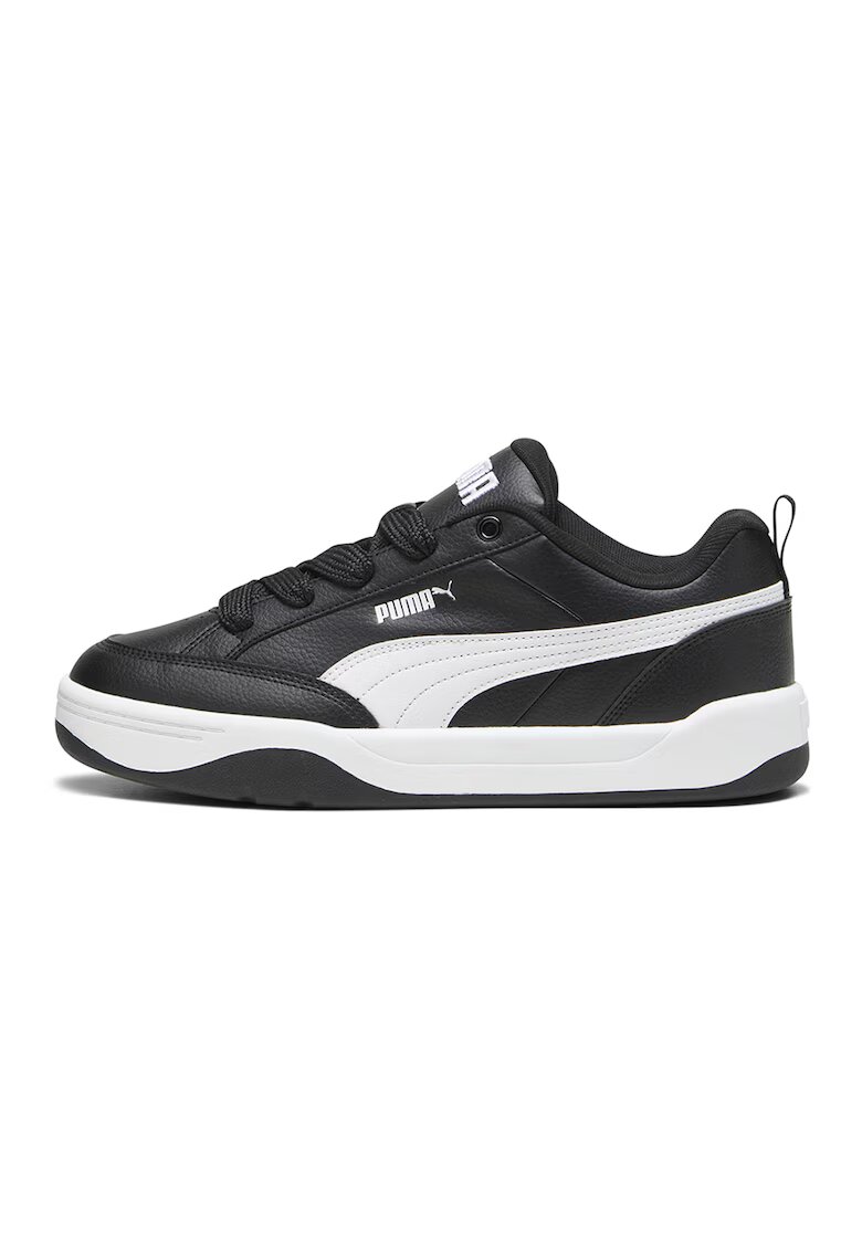Puma Pantofi sport de piele ecologica Park Lifestyle - Alb/Negru