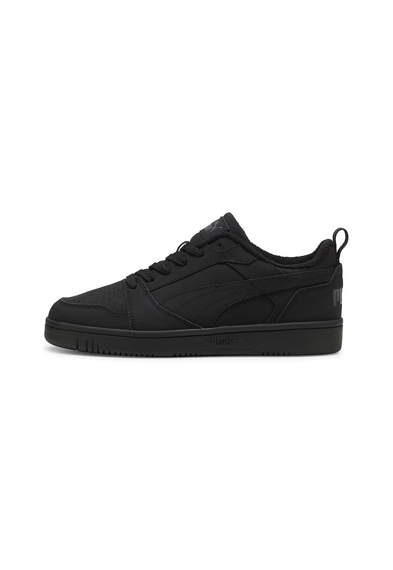 Puma Pantofi sport de piele ecologica Rebound v6 - Negru