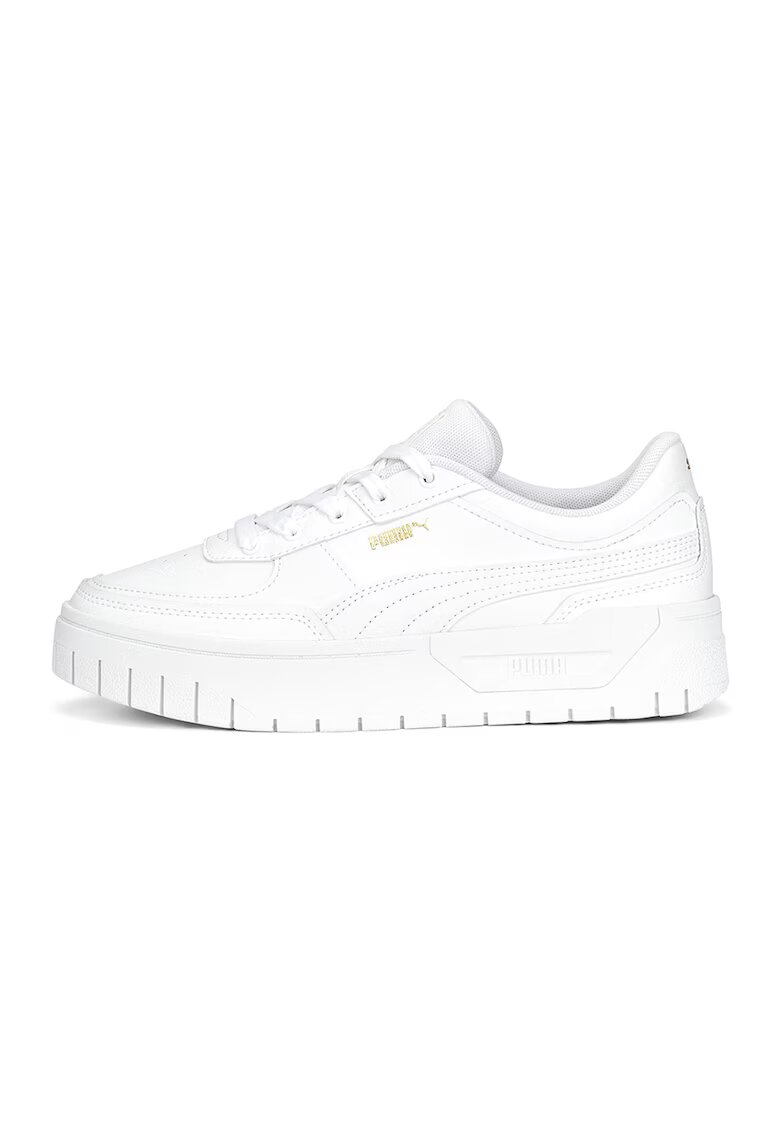 Puma Pantofi sport de piele si piele ecologica Cali Dream - Alb