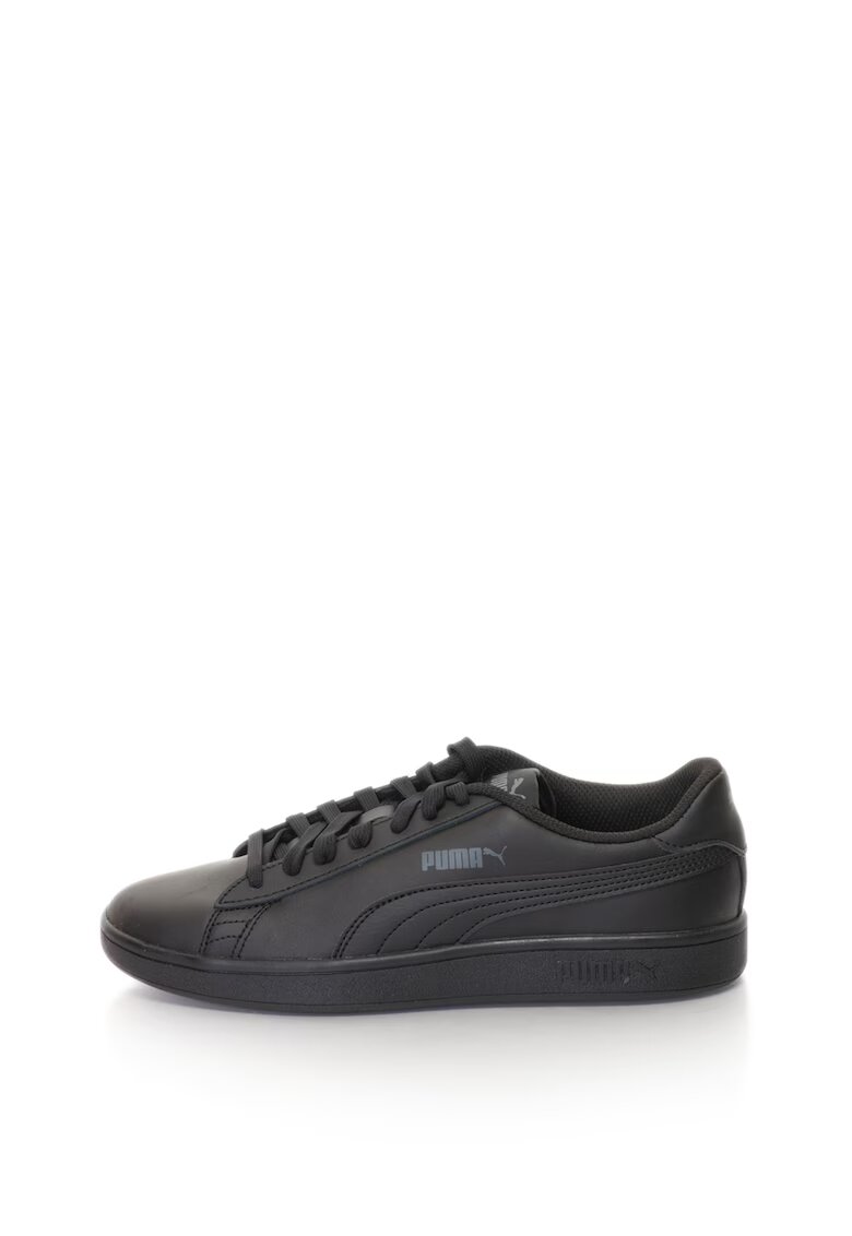 Puma Pantofi sport de piele si piele ecologica Smash V2 - Negru
