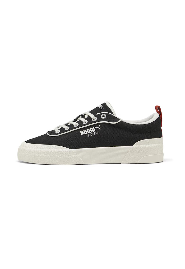 Puma Pantofi sport din material textil - Alb/Negru