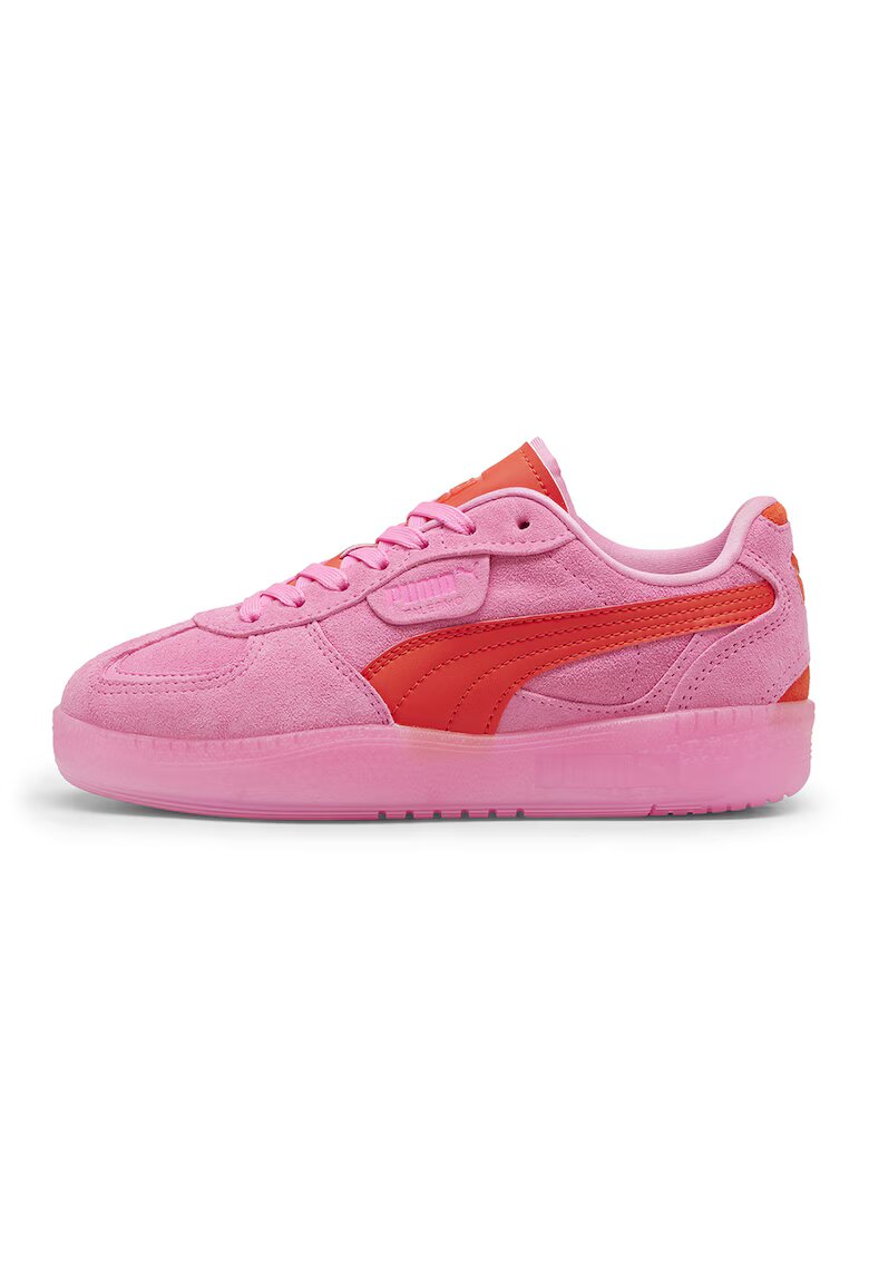 Puma Pantofi sport din piele intoarsa Palermo Moda Xtra - Rosu/Roz