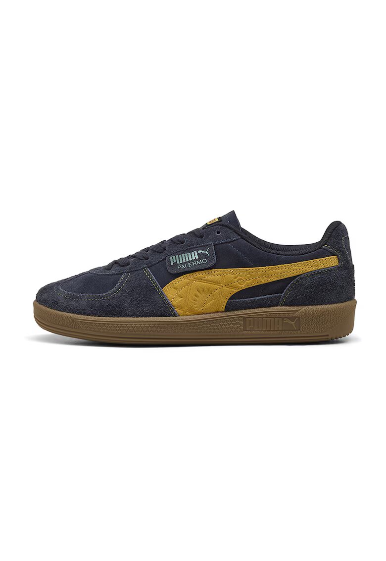 Puma Pantofi sport din piele intoarsa - Rosu/Negru/Galben