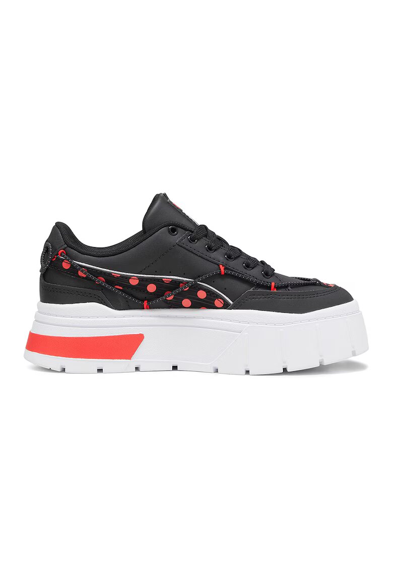 Puma Pantofi sport flatform Mayze Stack Miraculous - Rosu/Negru