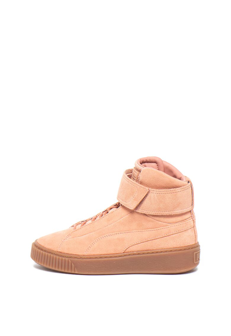 Puma Pantofi sport inalti de piele intoarsa - cu platforma