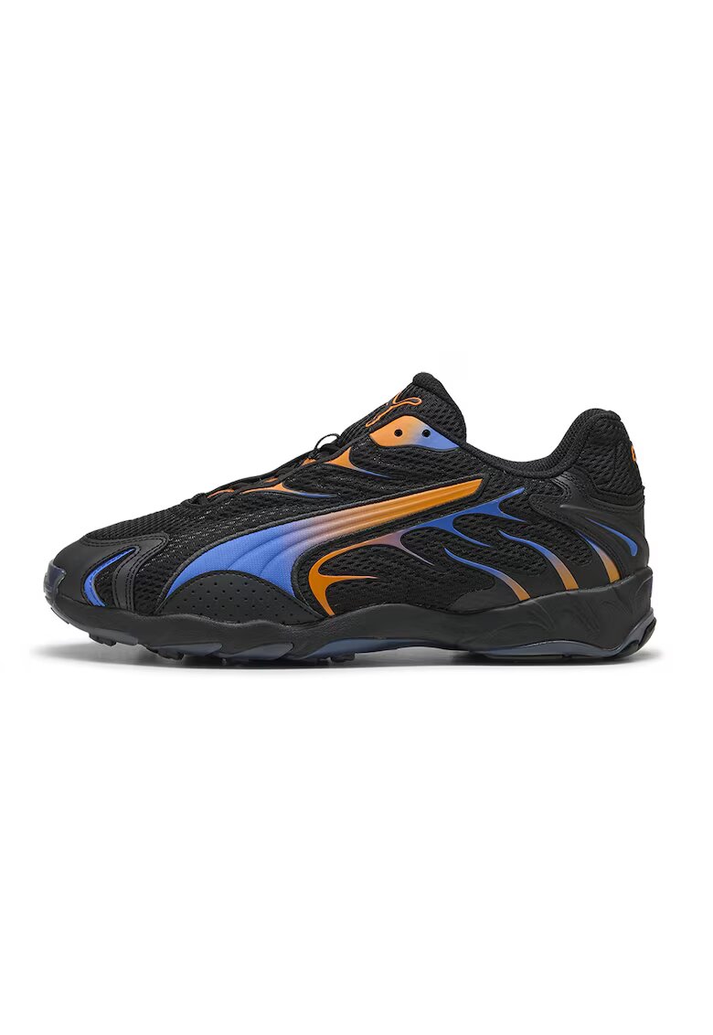 Puma Pantofi sport Inhale cu garnituri sintetice - Negru/Portocaliu/Albastru royal