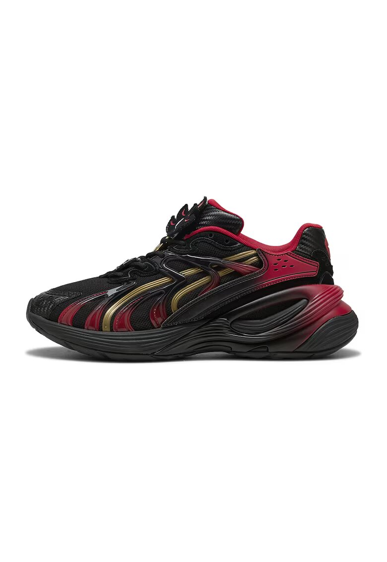 Puma Pantofi sport Inverse Shadow din material sintetic - Rosu/Negru