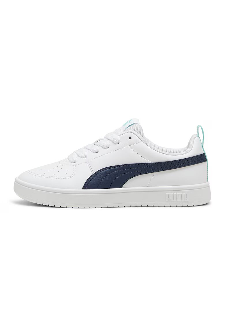 Puma Pantofi sport low-cut Rickie din piele ecologica - Alb/Albastru ultramarin