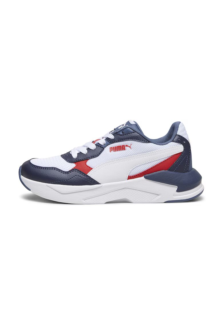 Puma Pantofi sport low-top cu insertie de plasa X-Ray Speed Lite - Alb/Bleumarin