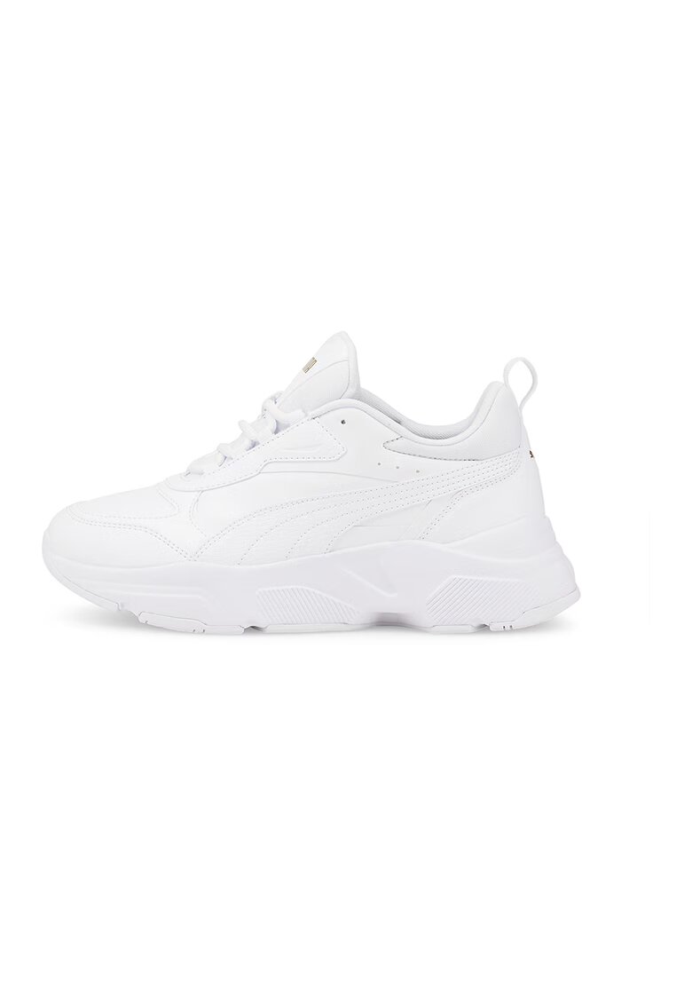 Puma Pantofi sport low-top de piele ecologica Cassia - Alb