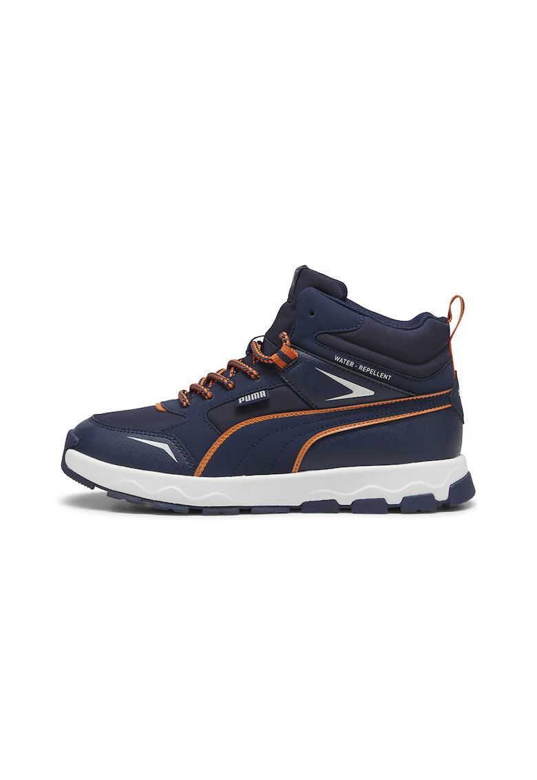 Puma Pantofi sport mid-high cu finisaj rezistent la apa Evolve - Portocaliu/Bleumarin