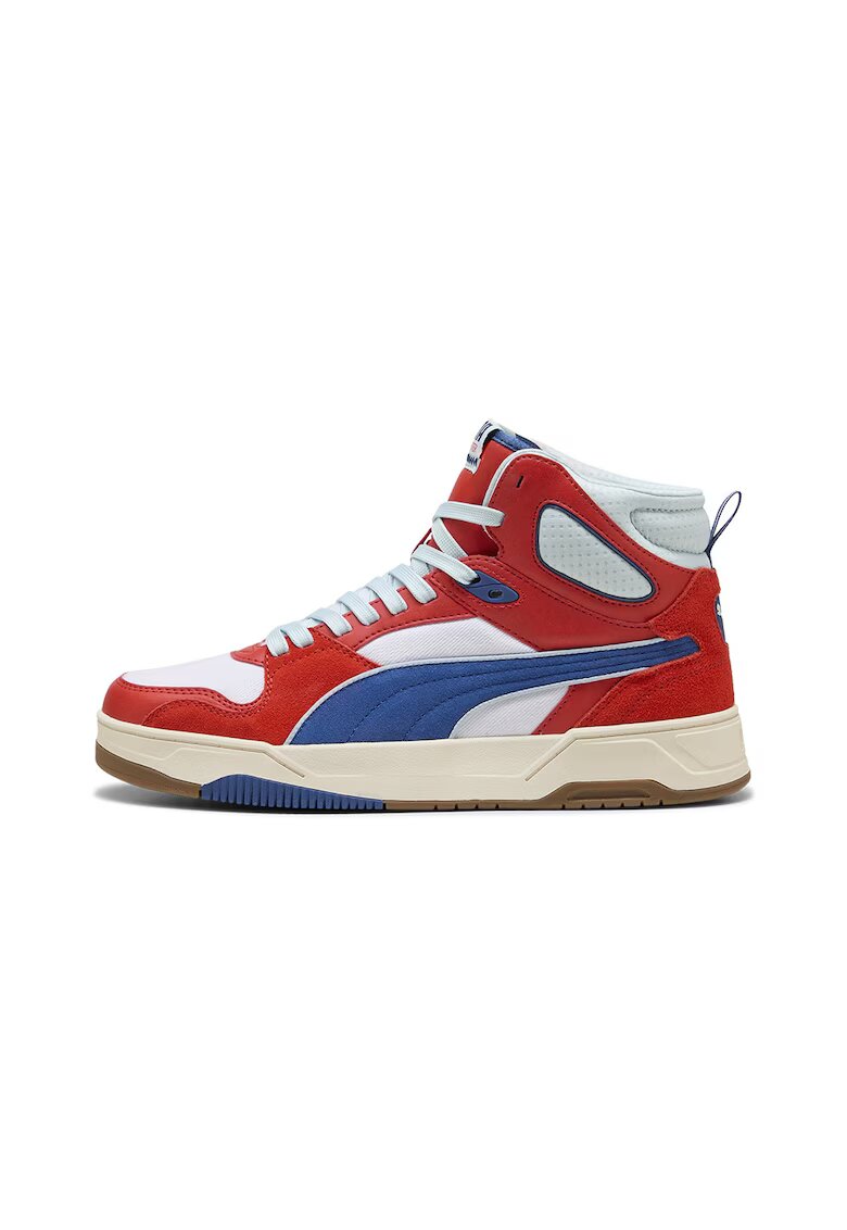 Puma Pantofi sport mid-high RBD Break Retro - Alb optic/Rosu vermillion/Albastru