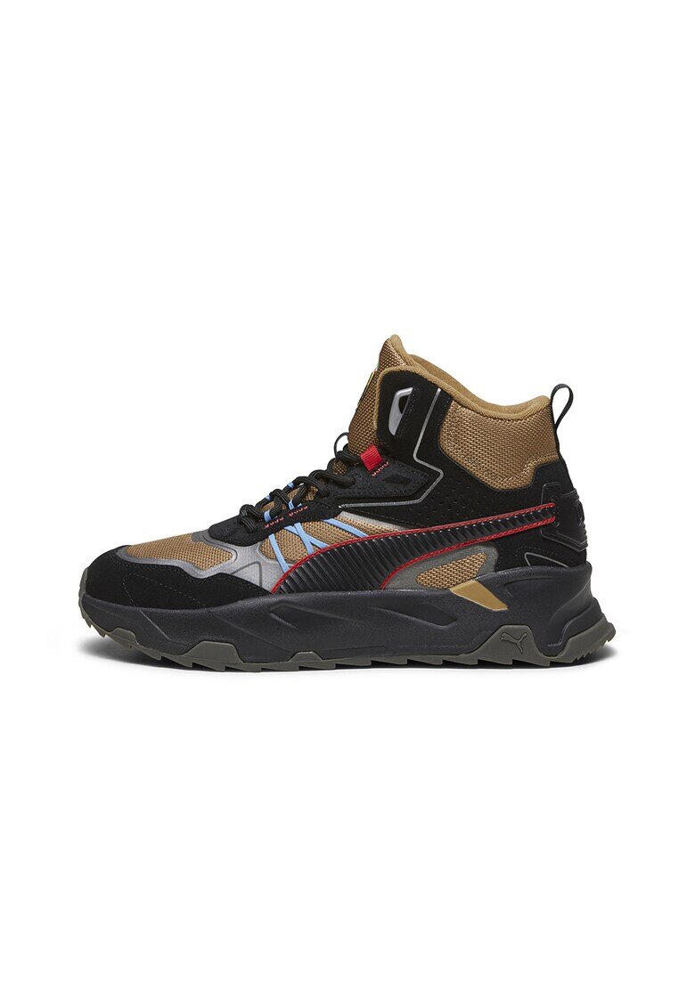 Puma Pantofi sport mid-high Scuderia Ferrari Trinity - Negru/Maro nisip