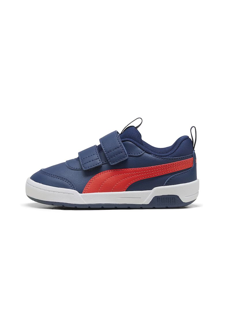 Puma Pantofi sport Multiflex 2 din piele ecologica - Albastru inchis/Coral