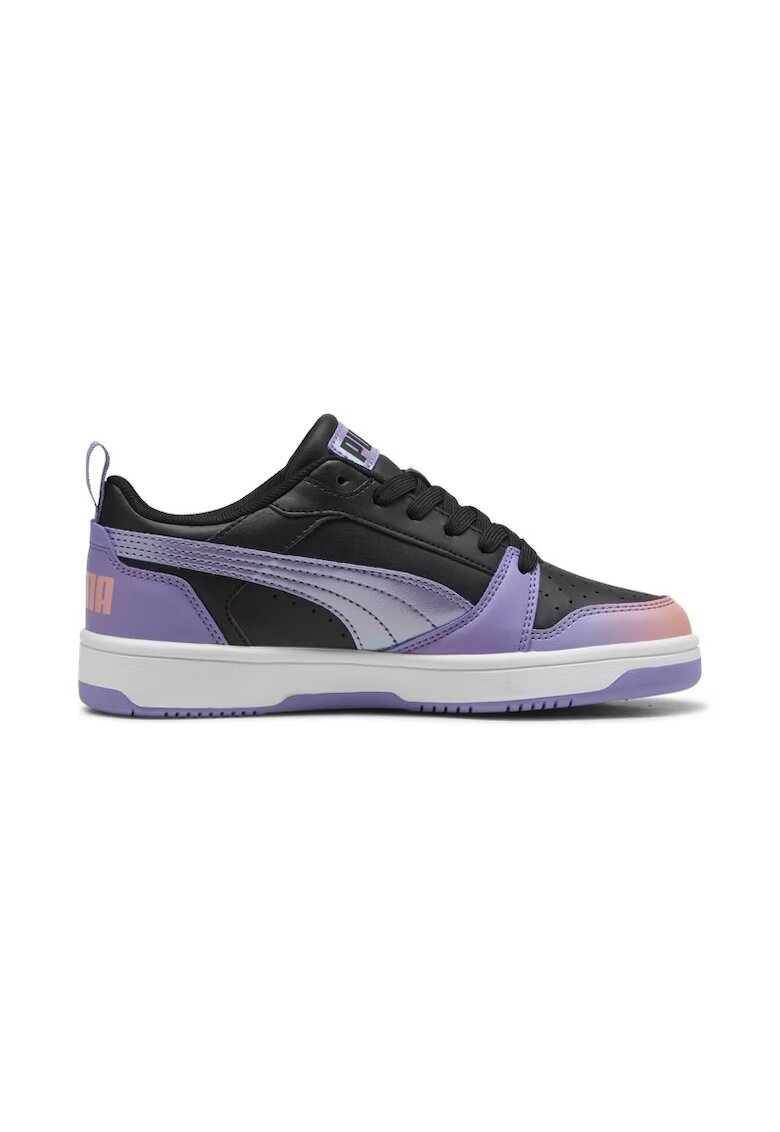 Puma Pantofi sport pentru Baieti - rebound v6 lo blurry dreams jr - 400593-02 - Negru - Negru
