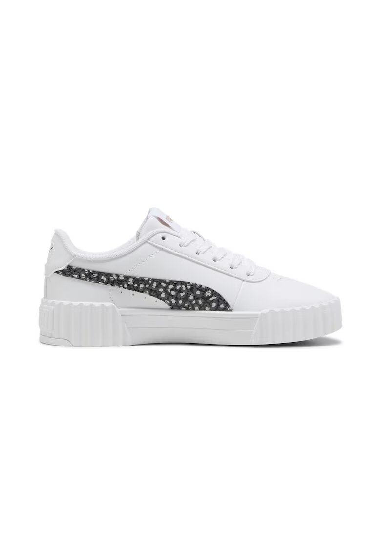 Puma Pantofi sport pentru Fete - carina 3 0 animal jr - 402268-01 - Alb - Alb