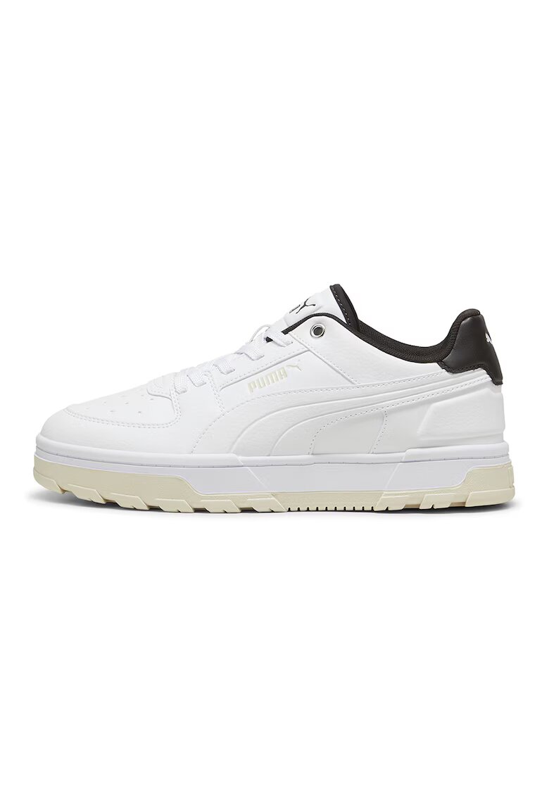 Puma Pantofi sport - piele ecologica Caven - Alb/Negru