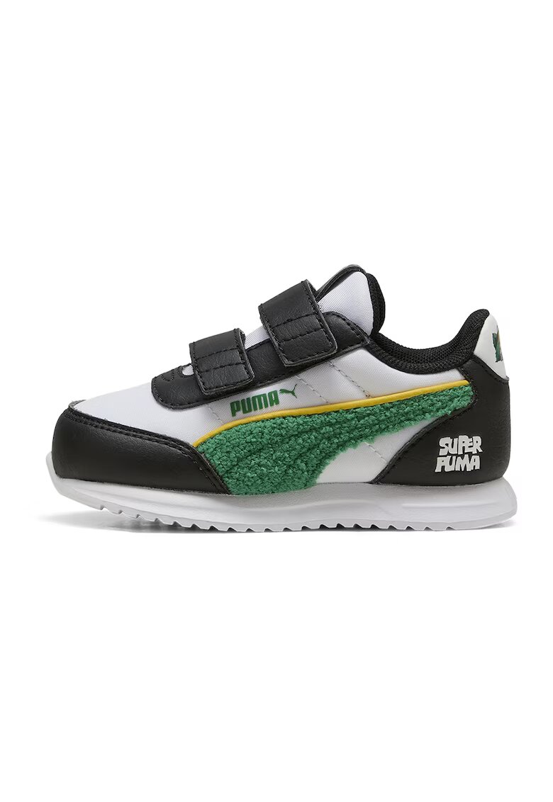 Puma Pantofi sport R78 Lightwind cu logo - Alb/Verde/Negru