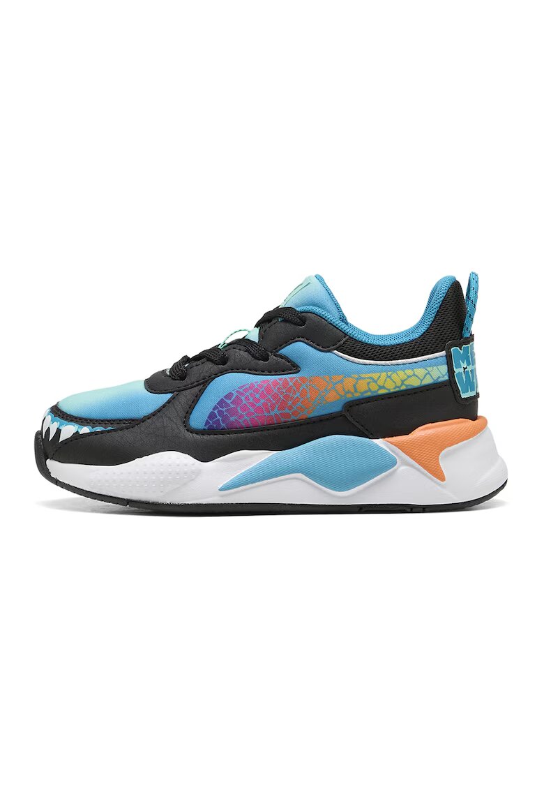 Puma Pantofi sport RS-X Hot Wheels 2 cu model - Negru/Turcoaz
