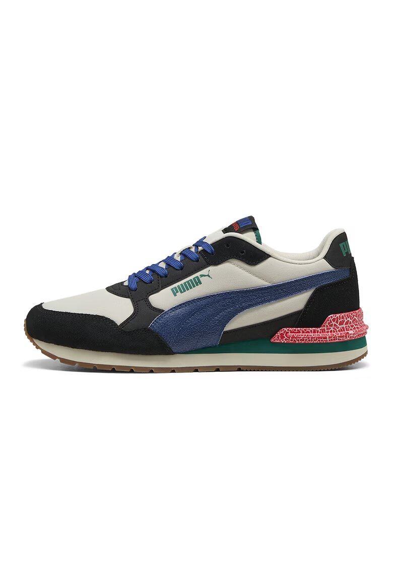 Puma Pantofi sport ST Runner cu logo - Negru/Alb murdar