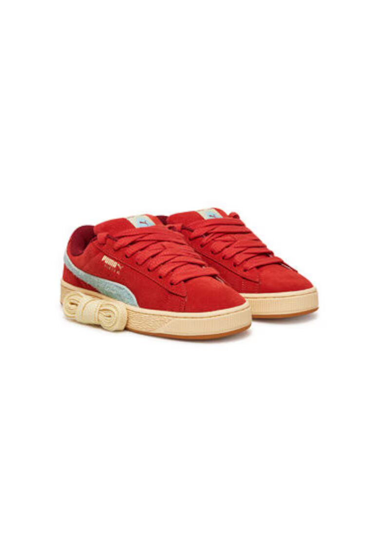 Puma Pantofi sport unisex 402246 - Piele naturala - Rosu