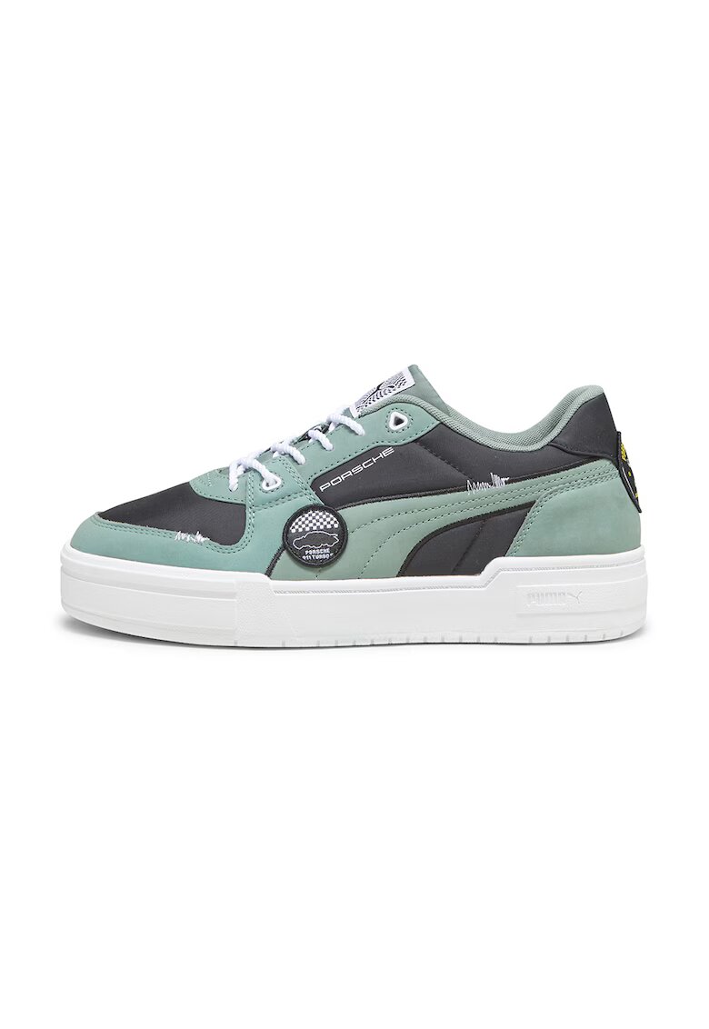 Puma Pantofi sport unisex cu garnituri contrastante Ca Pro Lux - Negru/Verde deschis