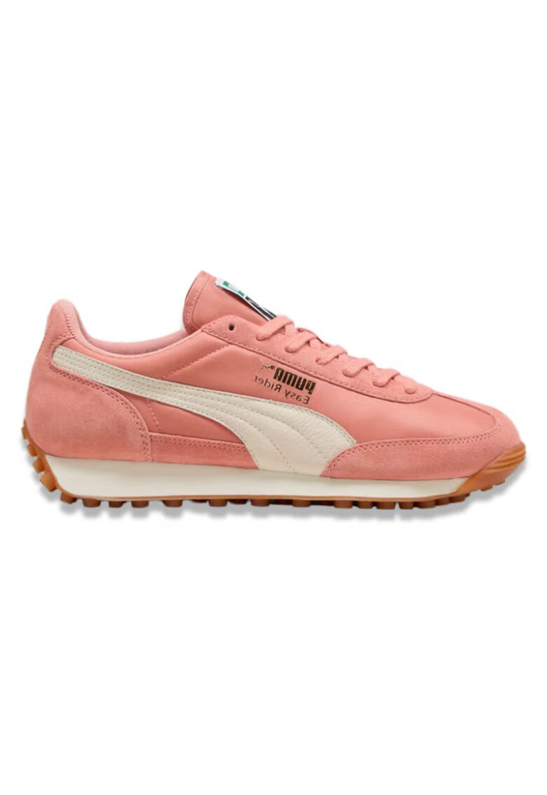 Puma Pantofi sport unisex piele intoarsa Easy Rider Vintage - Rosu
