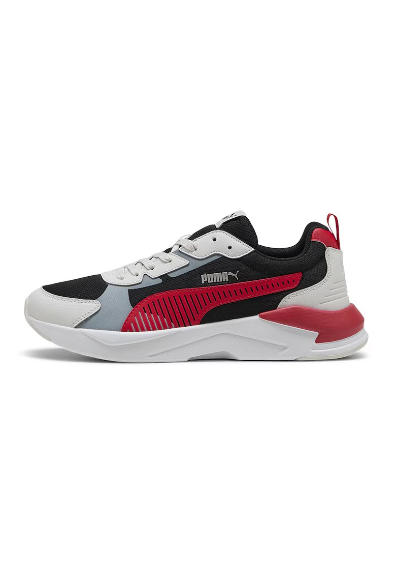 Puma Pantofi sport X-Ray 3 de plasa cu garnituri de piele ecologica - Rosu/Negru