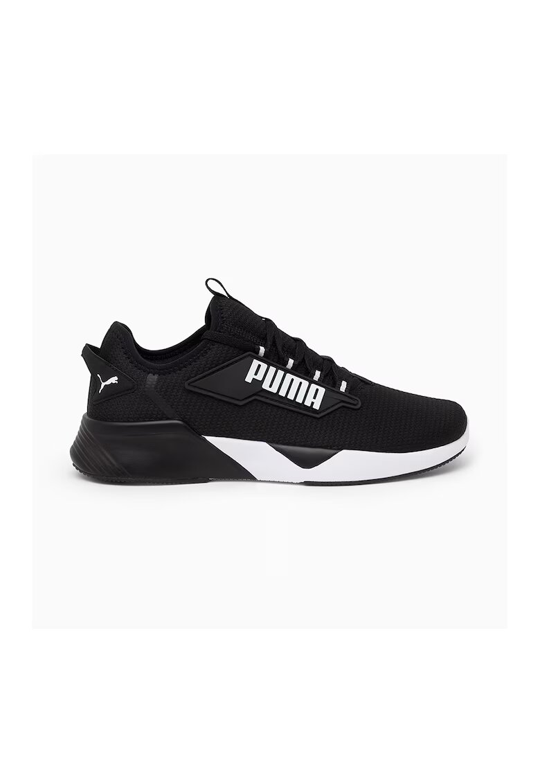 Puma Pantofi unisex din material textil pentru alergare Retaliate 2 - Alb/Negru