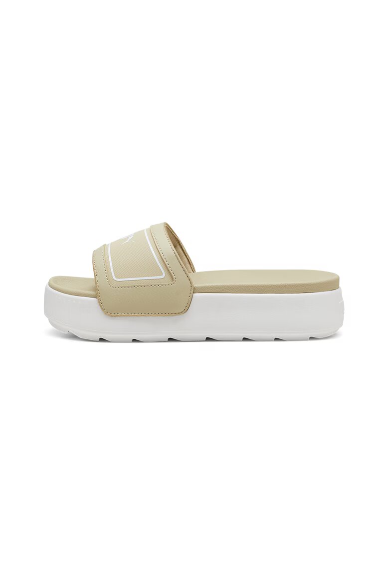 Puma Papuci flatform Karmen - Gri deschis
