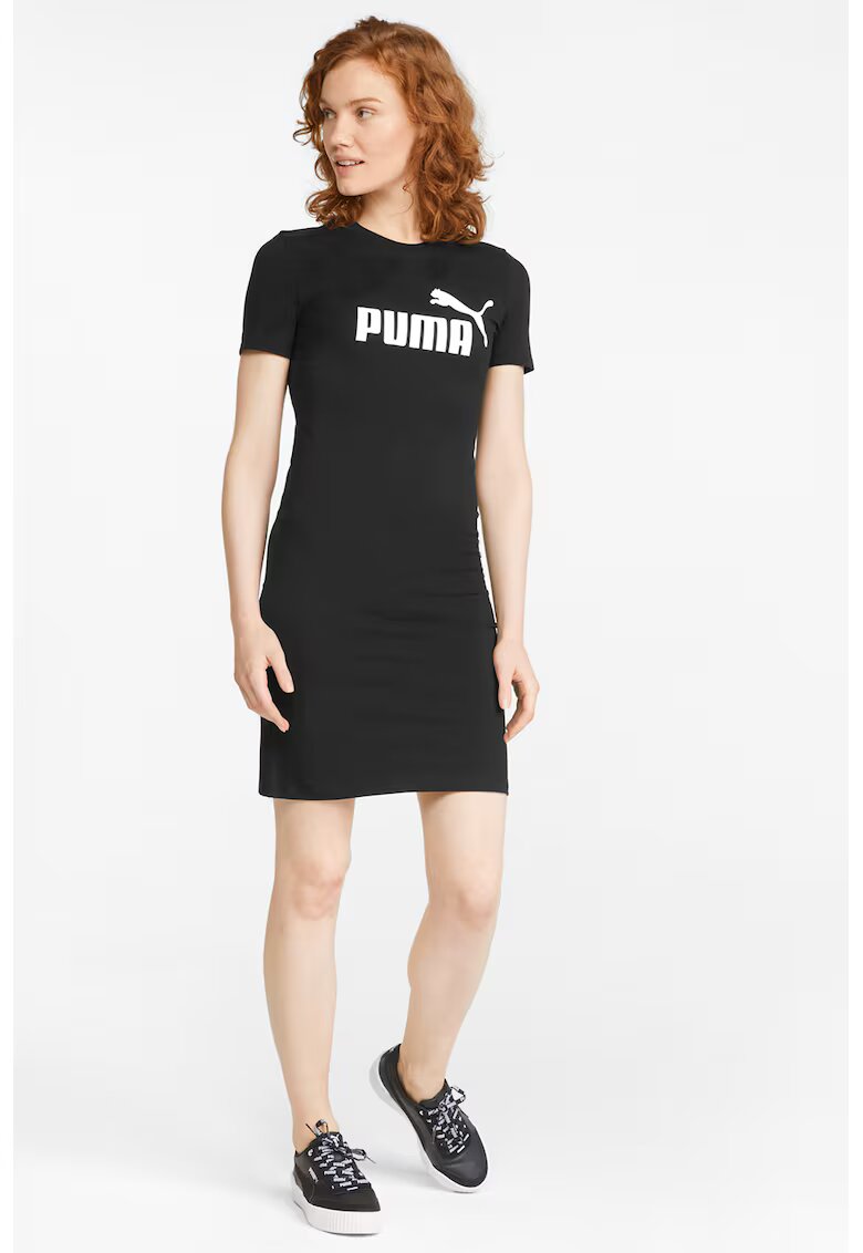Puma Rochie slim fit Essentials - Alb/Negru