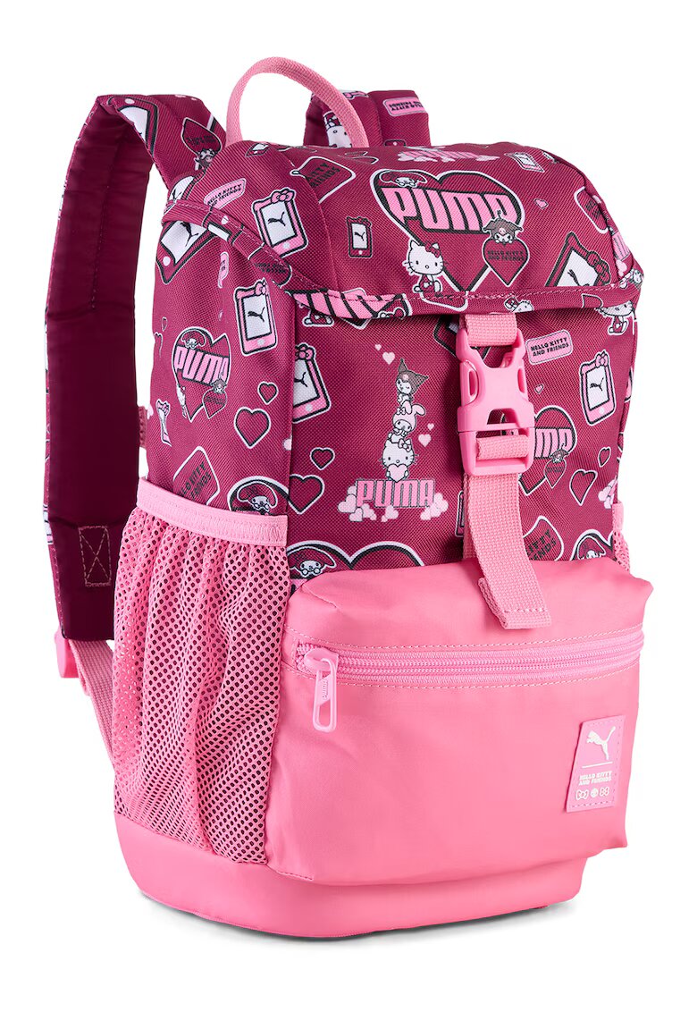 Puma Rucsac cu imprimeu Hello Kitty - Roz zmeuriu/Roz pastel