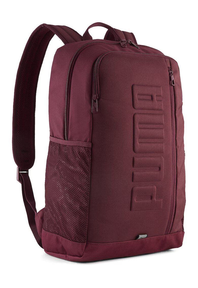 Puma Rucsac unisex cu logo in relief -26L - Visiniu