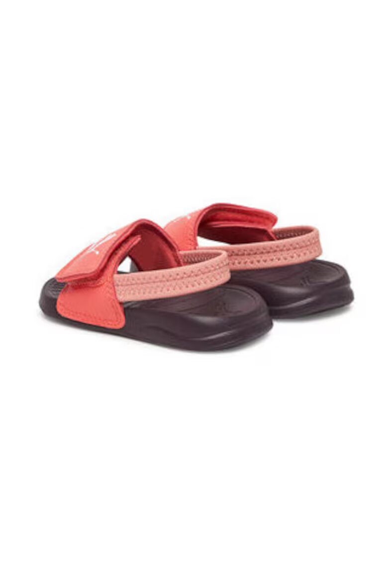 Puma Sandale fete - 373862 - Piele ecologica - Portocaliu - Portocaliu