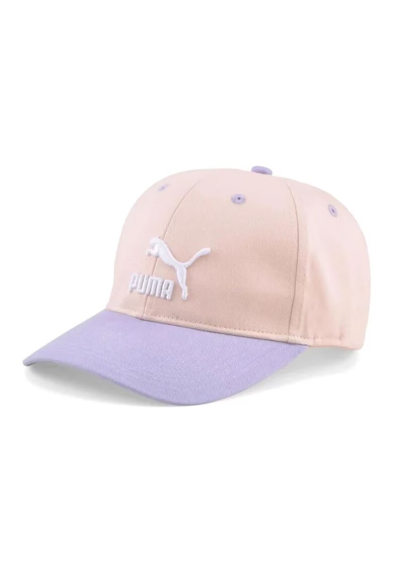 Puma Sapca roz/mov - din bumbac - cu tehnologie Flexfit - pentru femei - dimensiune universala