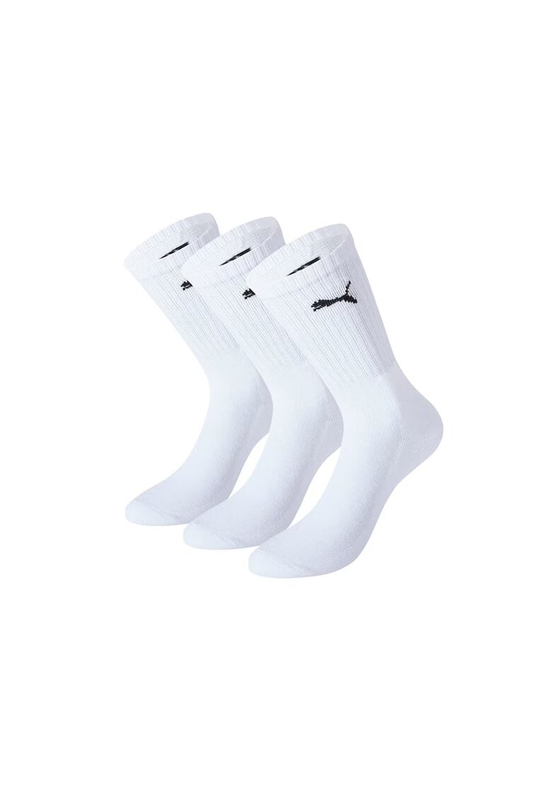 Puma Set 3 Perechi Sosete Regular Crew 880355-02 - Alb