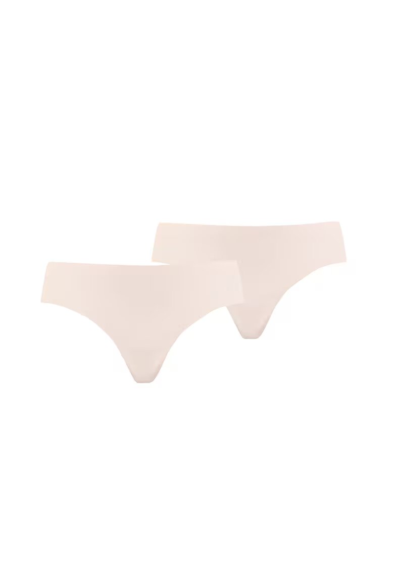 Puma Set de chiloti tanga fara cusaturi - 2 perechi - Roz pal