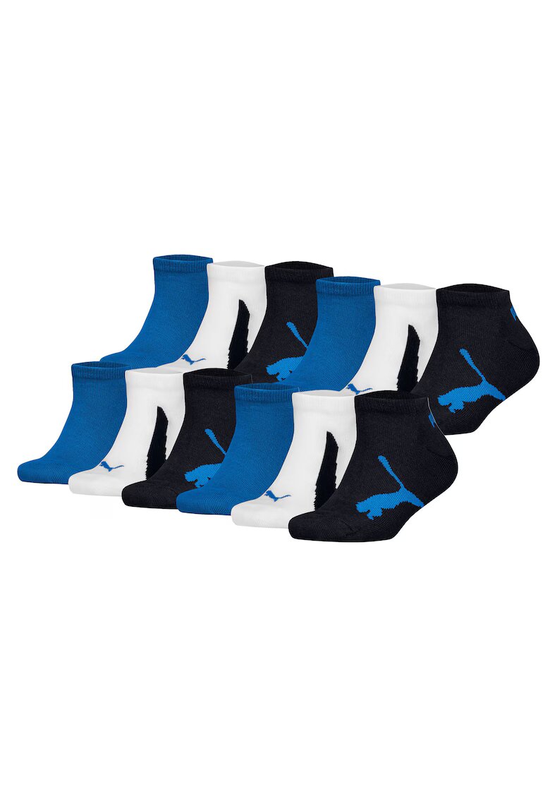 Puma Set de sosete din amestec de bumbac - 12 perechi - Alb/Negru/Albastru
