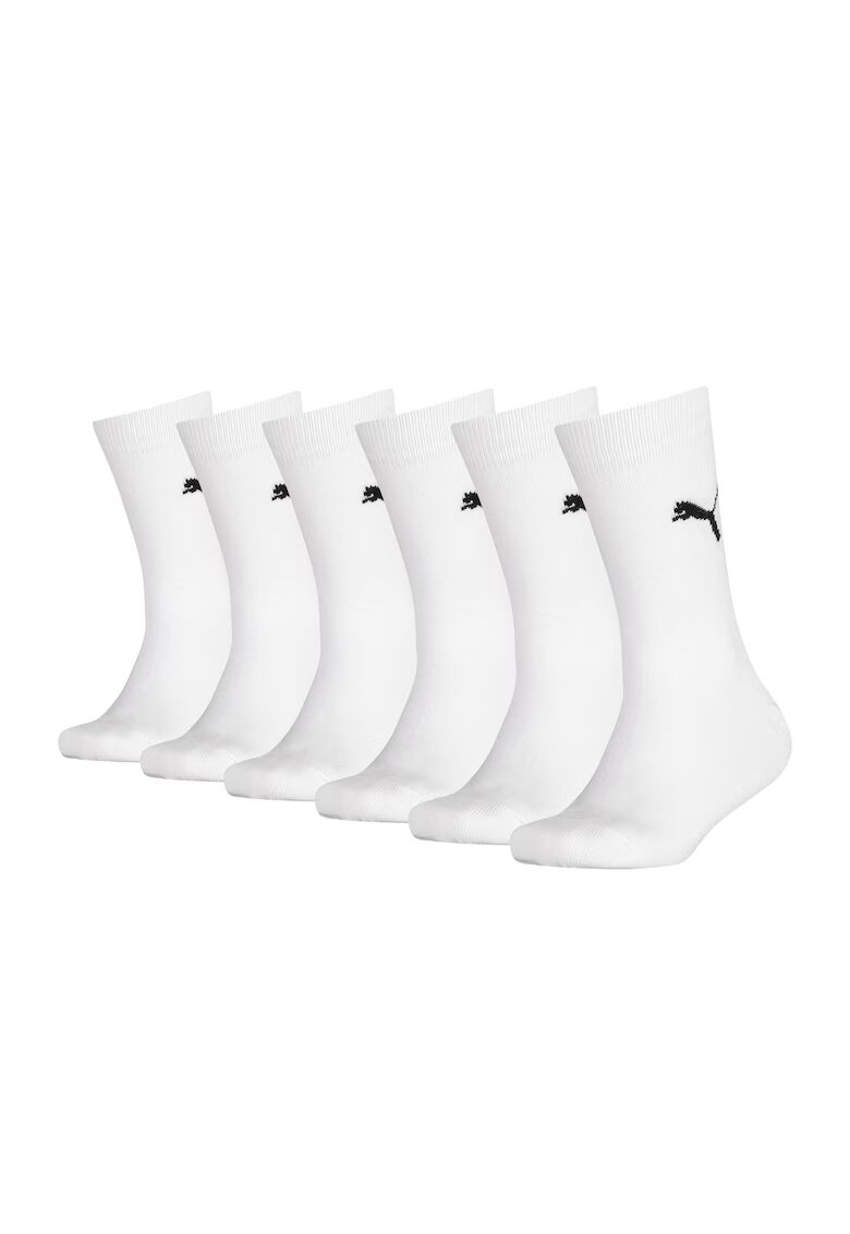 Puma Set de sosete Easy Rider - 6 perechi - Alb